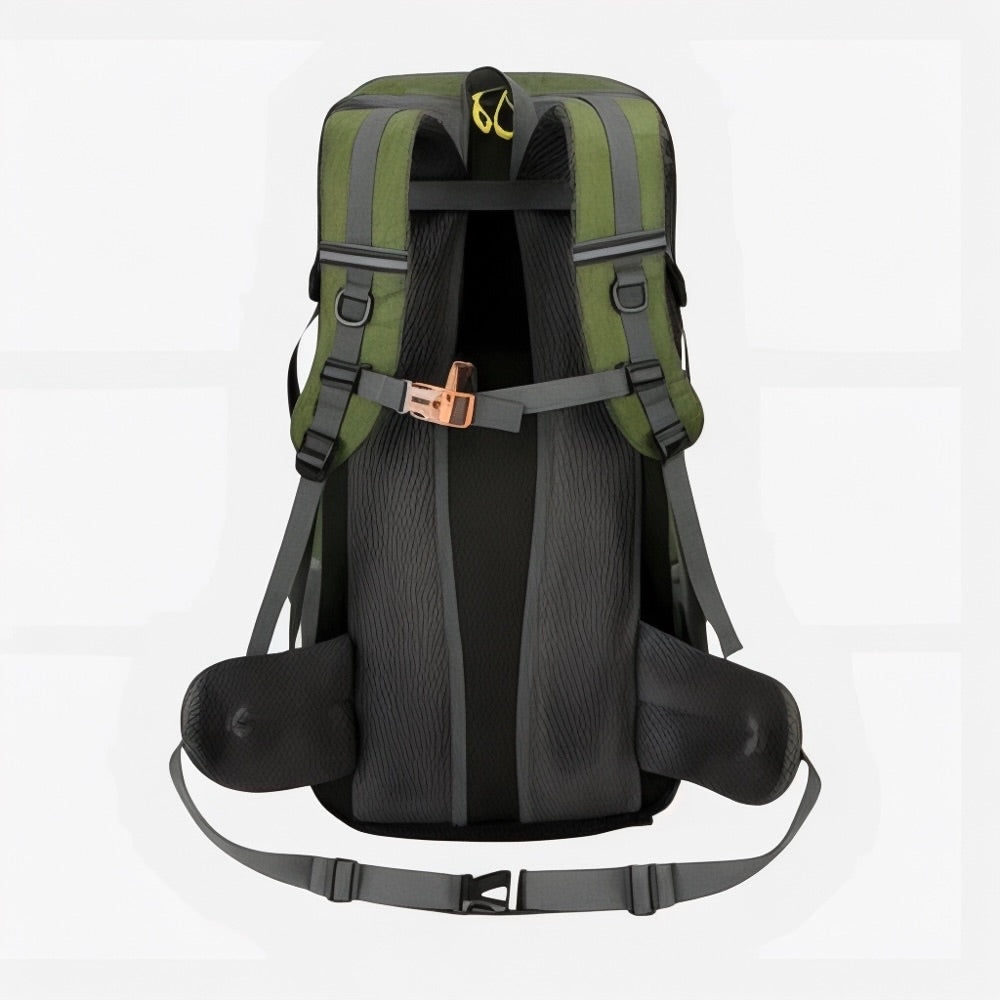 50L Hiking Backpack for Men and Women – Waterproof Nylon Travel Bag with Multiple Compartments