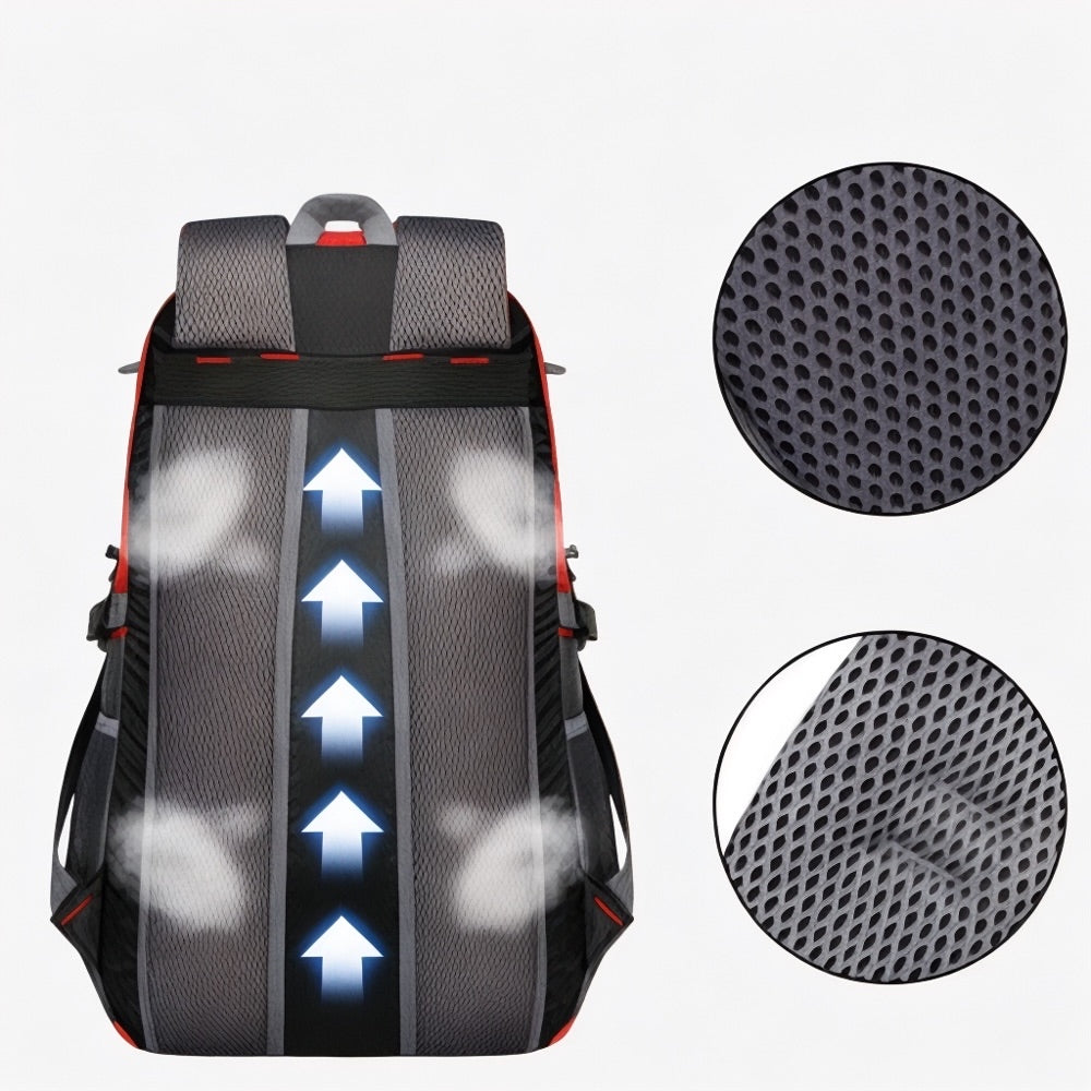 32L Hiking Backpack Lightweight Waterproof– Nylon Outdoor Daypack with Breathable Mesh