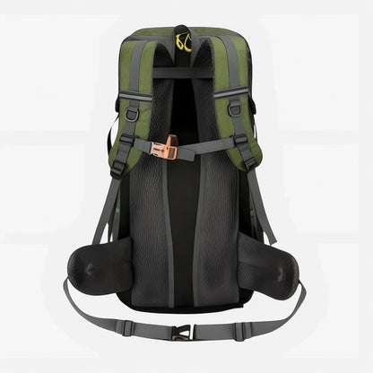 50L Hiking Backpack for Men and Women – Waterproof Nylon Travel Bag with Multiple Compartments