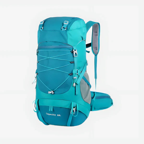 50L Water-Resistant Hiking Backpack — Rain Cover Included
