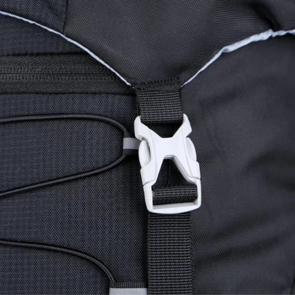 50L Water-Resistant Hiking Backpack — Rain Cover Included